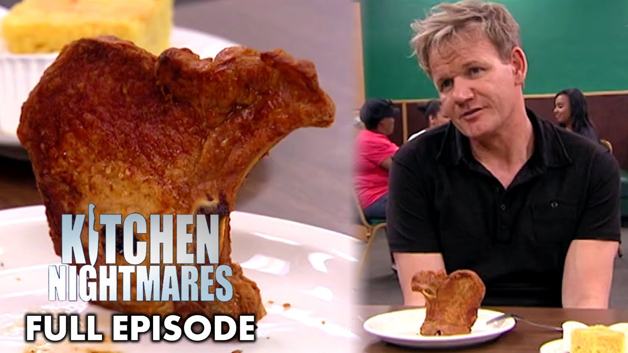 Gordon Ramsay Served A Pork Chop That Can Stand Up Kitchen Nightmares Bing Chef The Art Of